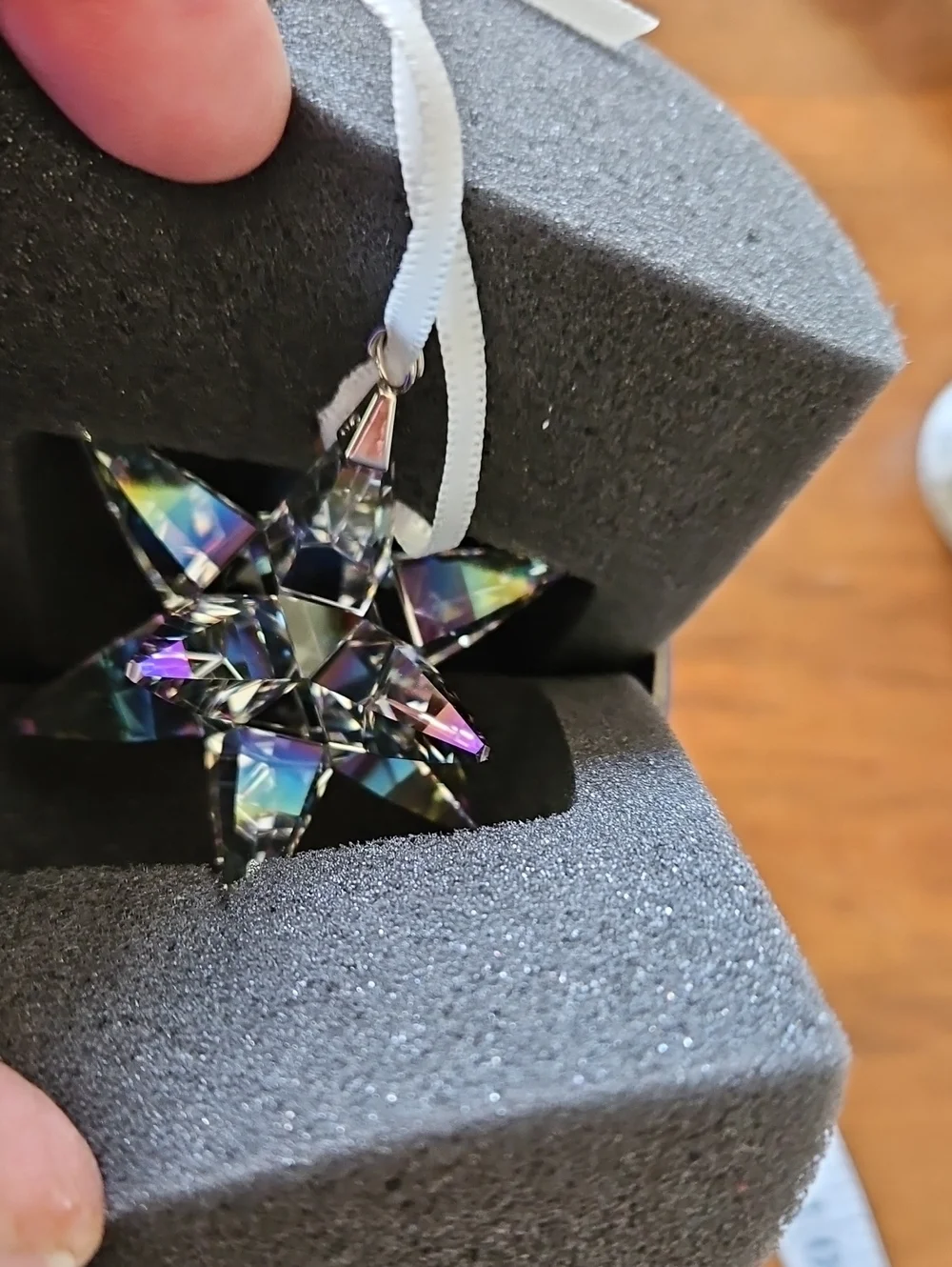 NWT Swarovski Star Shimmer Medium Ornament